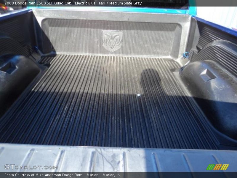 Electric Blue Pearl / Medium Slate Gray 2008 Dodge Ram 1500 SLT Quad Cab