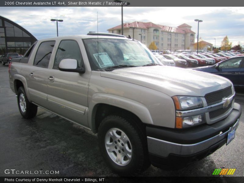 Silver Birch Metallic / Tan/Neutral 2006 Chevrolet Avalanche LT 4x4