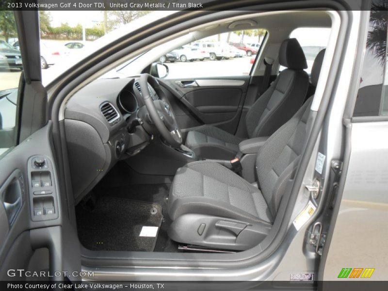 United Gray Metallic / Titan Black 2013 Volkswagen Golf 4 Door TDI