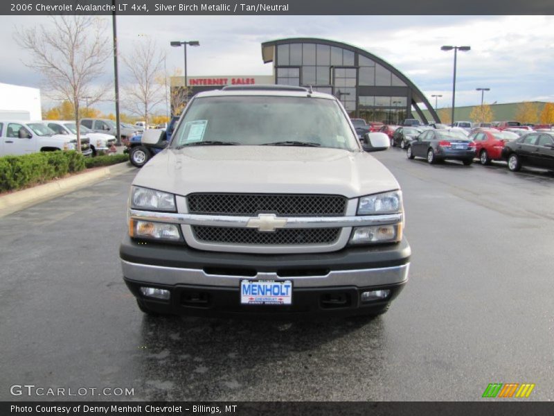 Silver Birch Metallic / Tan/Neutral 2006 Chevrolet Avalanche LT 4x4