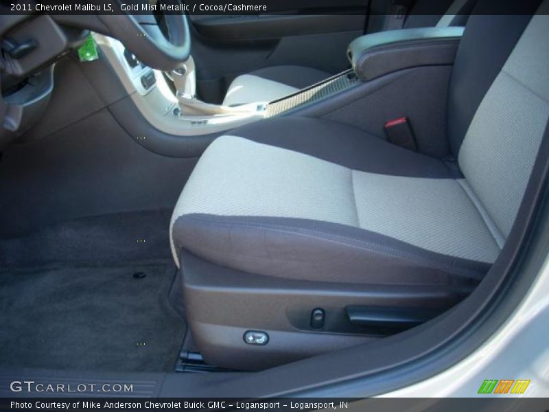 Gold Mist Metallic / Cocoa/Cashmere 2011 Chevrolet Malibu LS