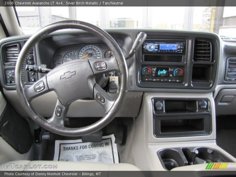 Silver Birch Metallic / Tan/Neutral 2006 Chevrolet Avalanche LT 4x4
