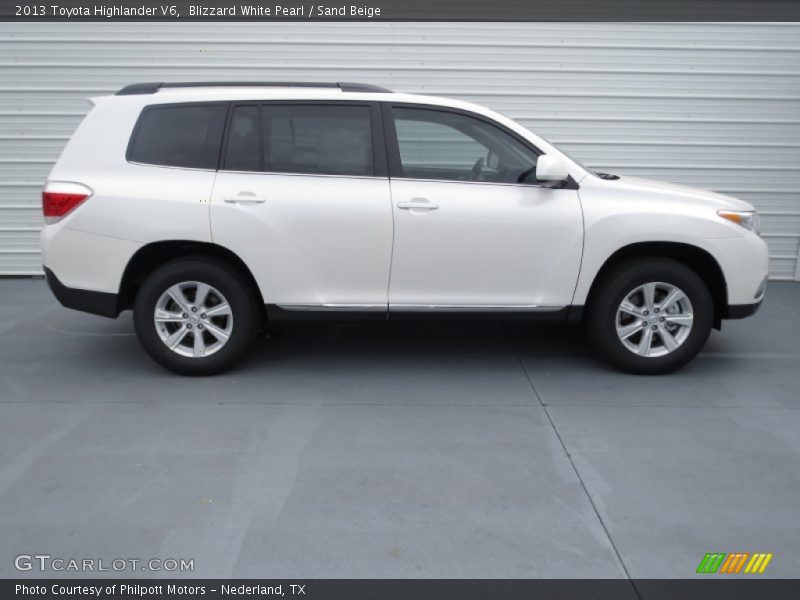  2013 Highlander V6 Blizzard White Pearl