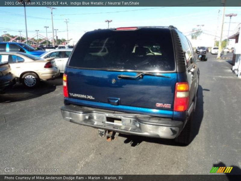 Indigo Blue Metallic / Neutral Tan/Shale 2001 GMC Yukon XL 2500 SLT 4x4