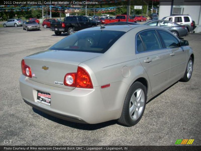 Gold Mist Metallic / Cocoa/Cashmere 2011 Chevrolet Malibu LS