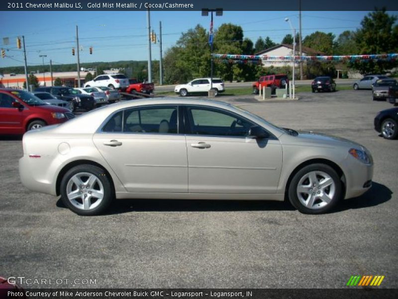 Gold Mist Metallic / Cocoa/Cashmere 2011 Chevrolet Malibu LS