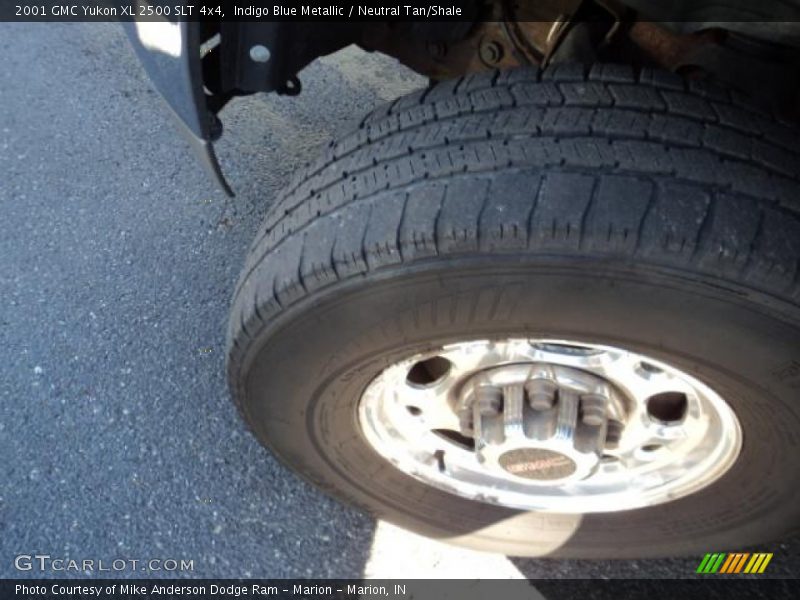 Indigo Blue Metallic / Neutral Tan/Shale 2001 GMC Yukon XL 2500 SLT 4x4