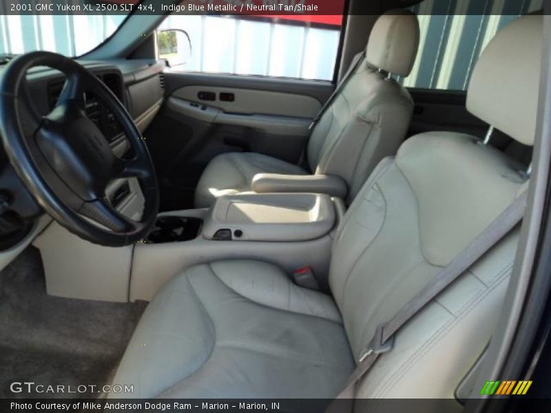 Indigo Blue Metallic / Neutral Tan/Shale 2001 GMC Yukon XL 2500 SLT 4x4