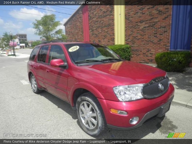 Medium Red Metallic / Light Cashmere 2004 Buick Rainier CXL AWD