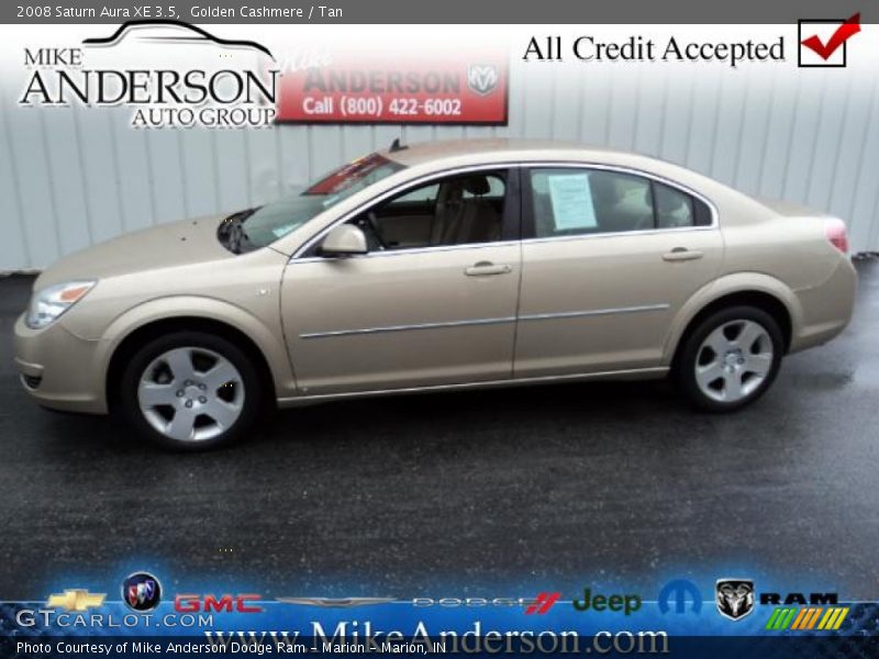 Golden Cashmere / Tan 2008 Saturn Aura XE 3.5