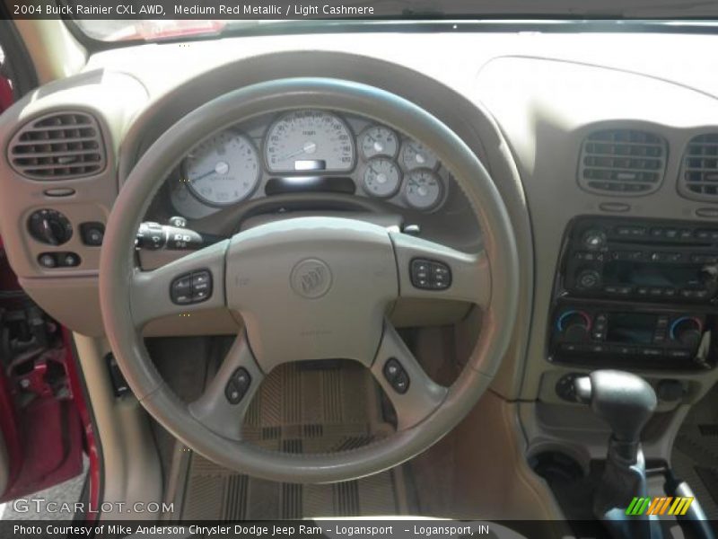 Medium Red Metallic / Light Cashmere 2004 Buick Rainier CXL AWD