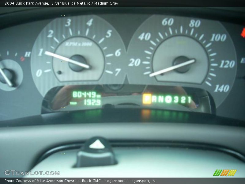 Silver Blue Ice Metallic / Medium Gray 2004 Buick Park Avenue