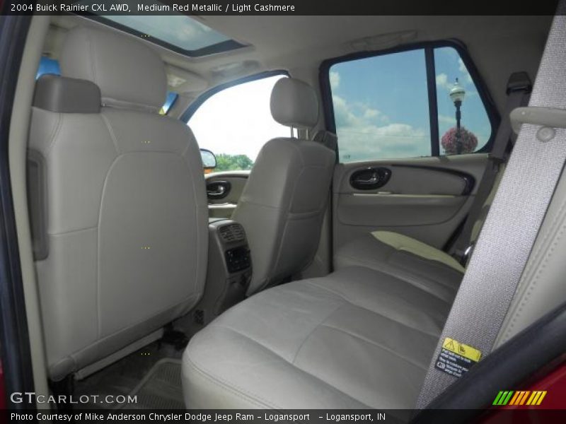 Medium Red Metallic / Light Cashmere 2004 Buick Rainier CXL AWD