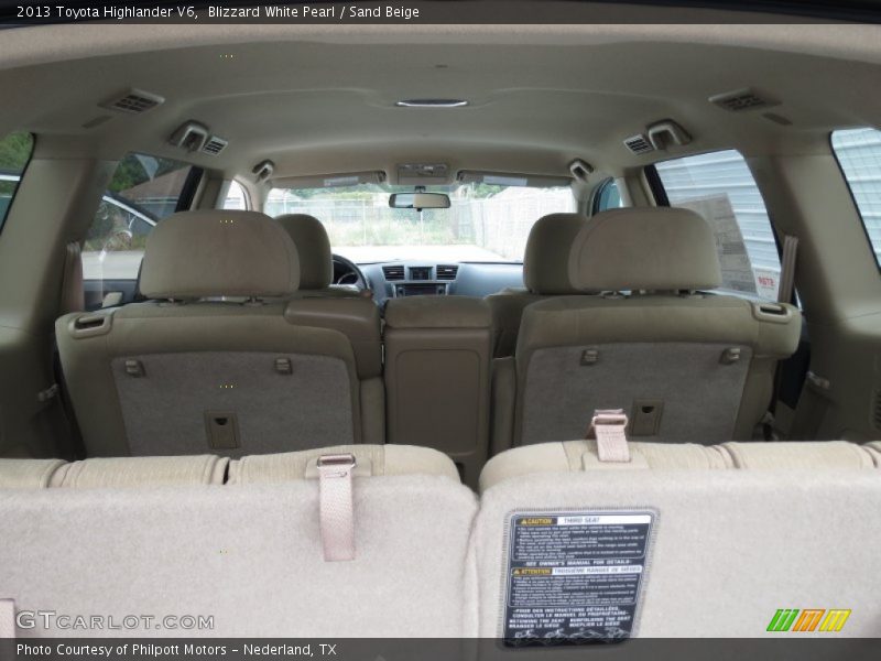 Blizzard White Pearl / Sand Beige 2013 Toyota Highlander V6
