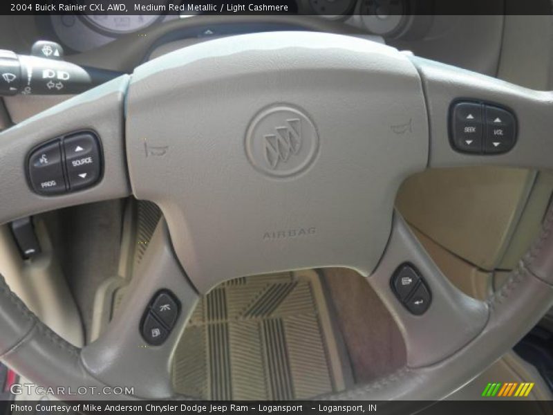 Medium Red Metallic / Light Cashmere 2004 Buick Rainier CXL AWD