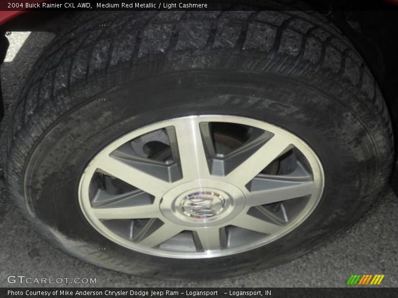 Medium Red Metallic / Light Cashmere 2004 Buick Rainier CXL AWD