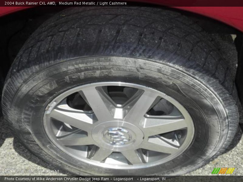 Medium Red Metallic / Light Cashmere 2004 Buick Rainier CXL AWD