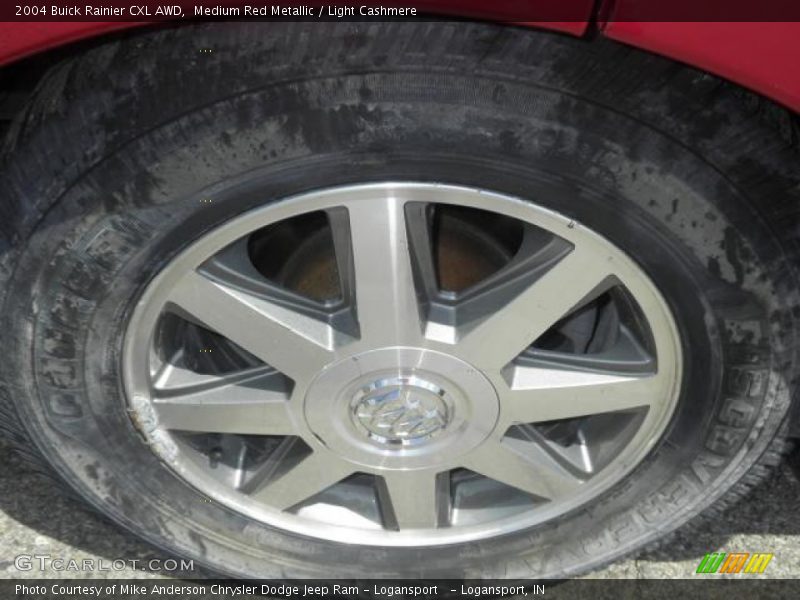 Medium Red Metallic / Light Cashmere 2004 Buick Rainier CXL AWD