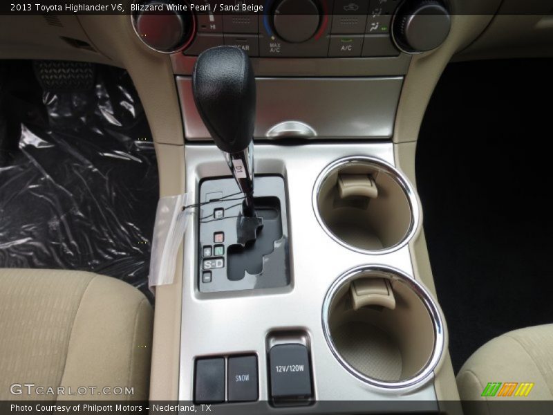  2013 Highlander V6 5 Speed ECT-i Automatic Shifter