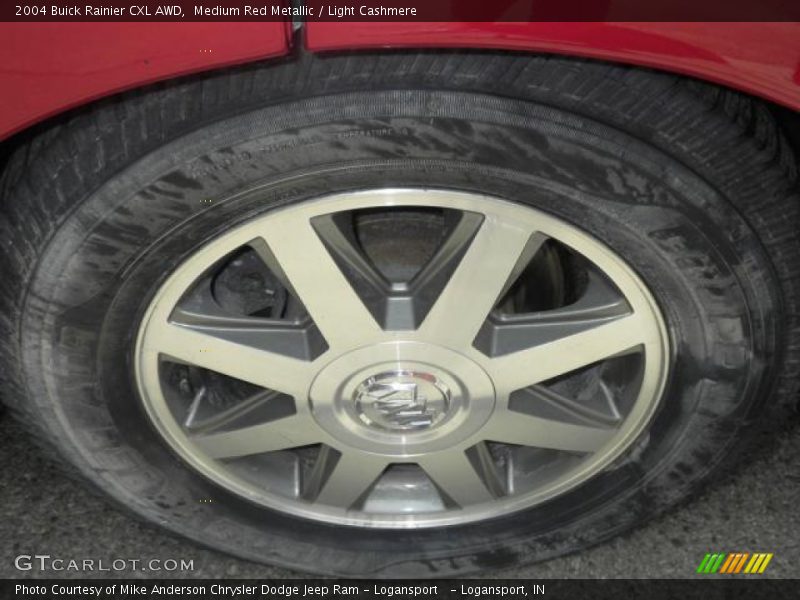 Medium Red Metallic / Light Cashmere 2004 Buick Rainier CXL AWD