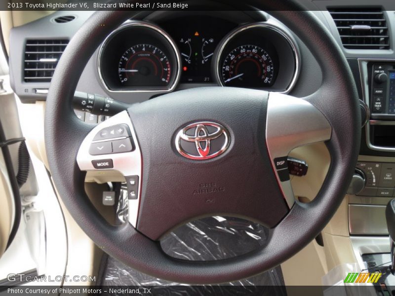  2013 Highlander V6 Steering Wheel
