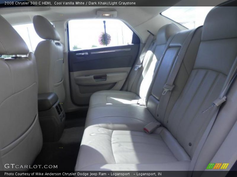 Cool Vanilla White / Dark Khaki/Light Graystone 2008 Chrysler 300 C HEMI