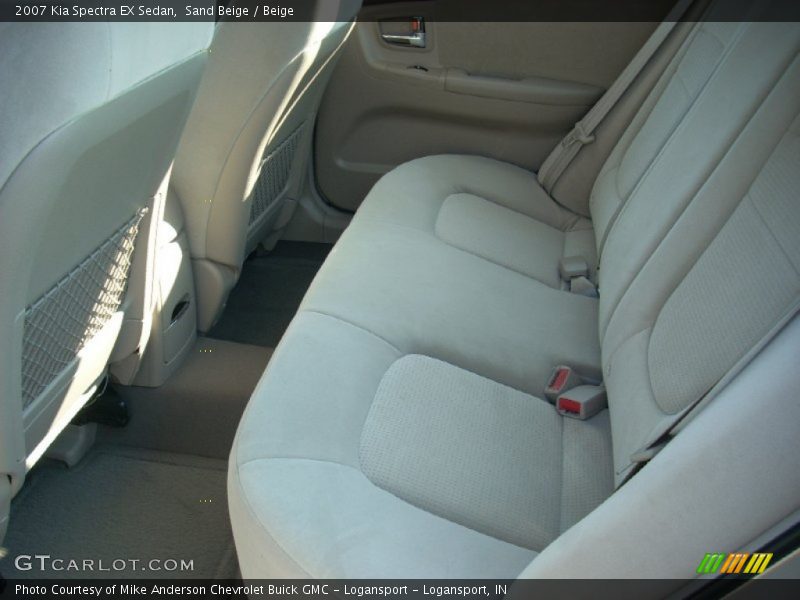 Sand Beige / Beige 2007 Kia Spectra EX Sedan