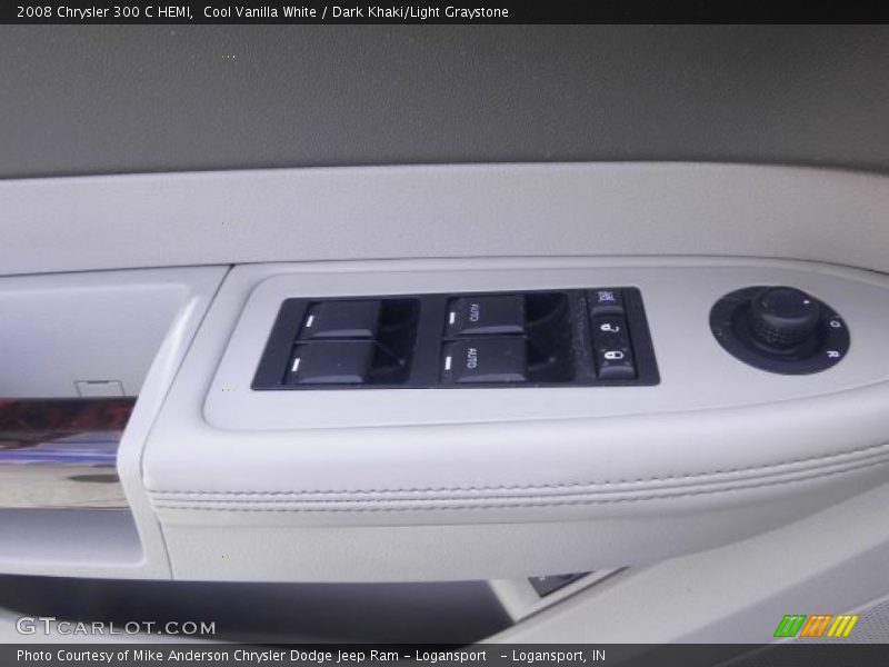 Cool Vanilla White / Dark Khaki/Light Graystone 2008 Chrysler 300 C HEMI