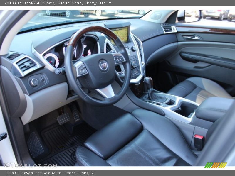 Radiant Silver / Ebony/Titanium 2010 Cadillac SRX 4 V6 AWD