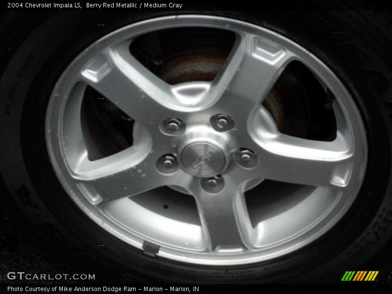 Berry Red Metallic / Medium Gray 2004 Chevrolet Impala LS