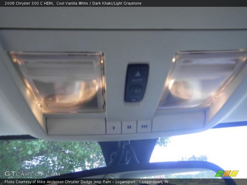 Cool Vanilla White / Dark Khaki/Light Graystone 2008 Chrysler 300 C HEMI