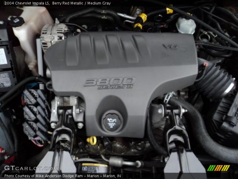 Berry Red Metallic / Medium Gray 2004 Chevrolet Impala LS