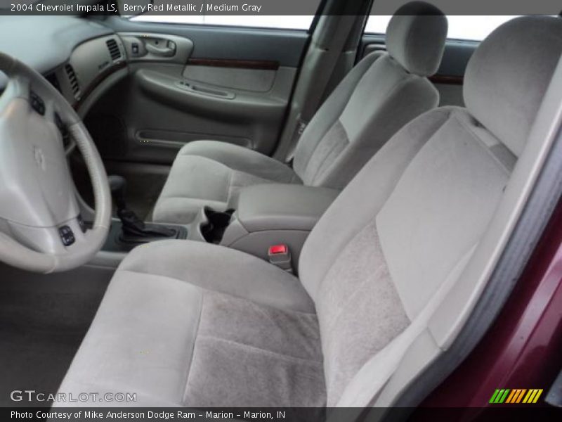 Berry Red Metallic / Medium Gray 2004 Chevrolet Impala LS