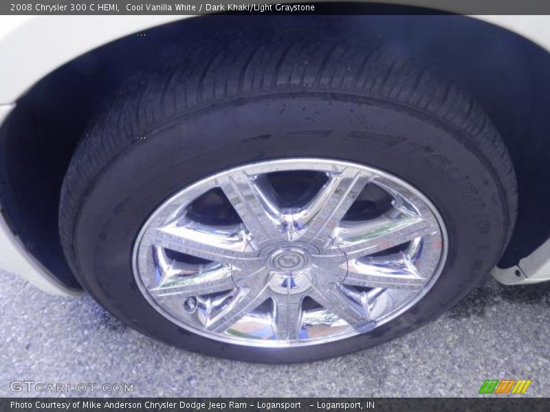 Cool Vanilla White / Dark Khaki/Light Graystone 2008 Chrysler 300 C HEMI