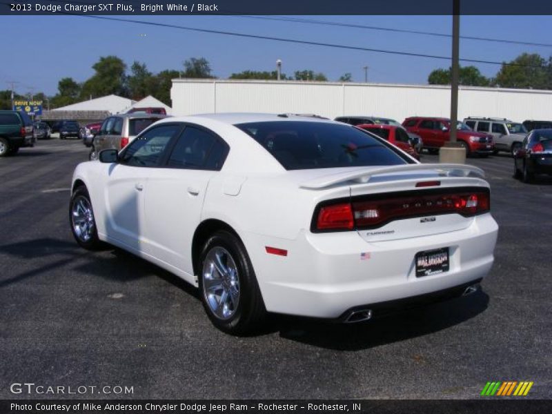 Bright White / Black 2013 Dodge Charger SXT Plus