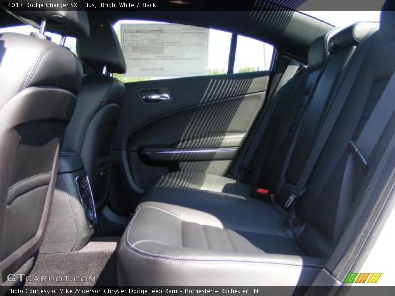 Bright White / Black 2013 Dodge Charger SXT Plus