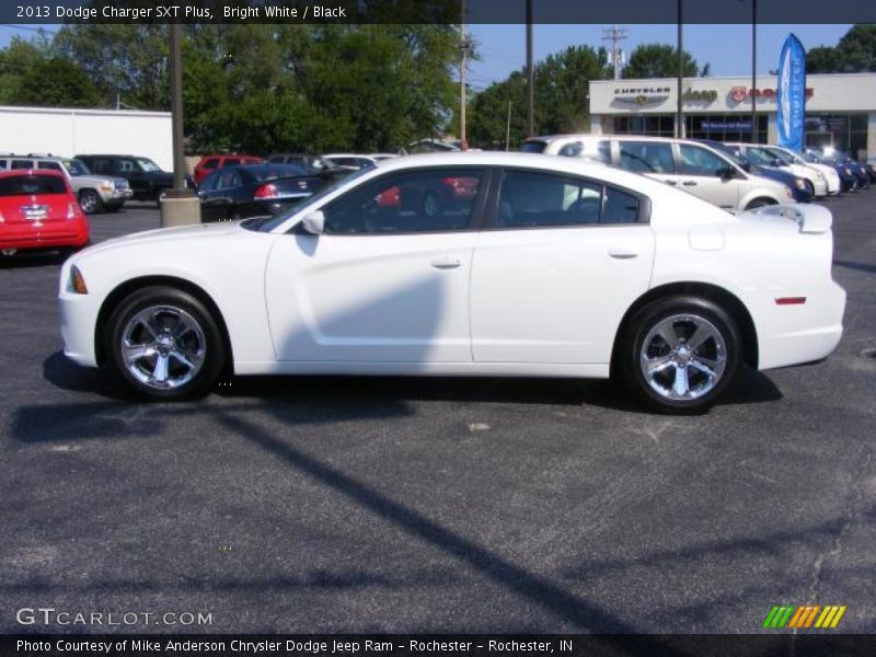 Bright White / Black 2013 Dodge Charger SXT Plus