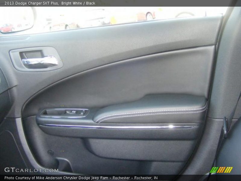 Bright White / Black 2013 Dodge Charger SXT Plus