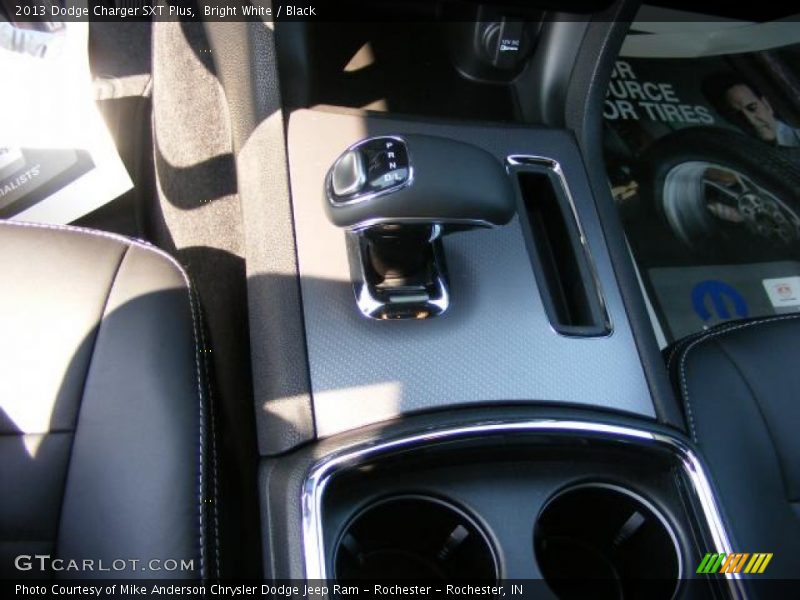 Bright White / Black 2013 Dodge Charger SXT Plus