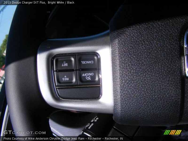 Bright White / Black 2013 Dodge Charger SXT Plus