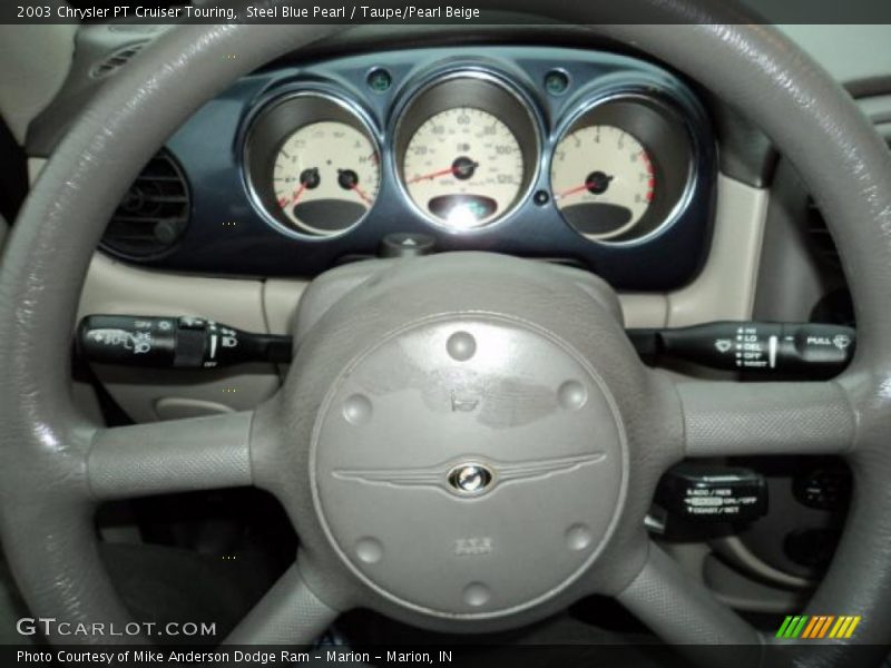 Steel Blue Pearl / Taupe/Pearl Beige 2003 Chrysler PT Cruiser Touring