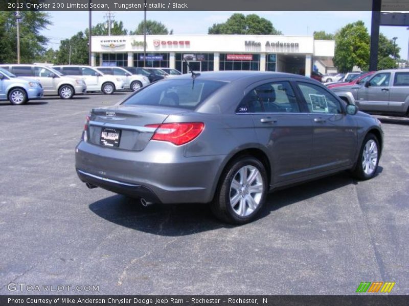 Tungsten Metallic / Black 2013 Chrysler 200 Limited Sedan