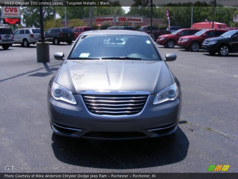 Tungsten Metallic / Black 2013 Chrysler 200 Limited Sedan