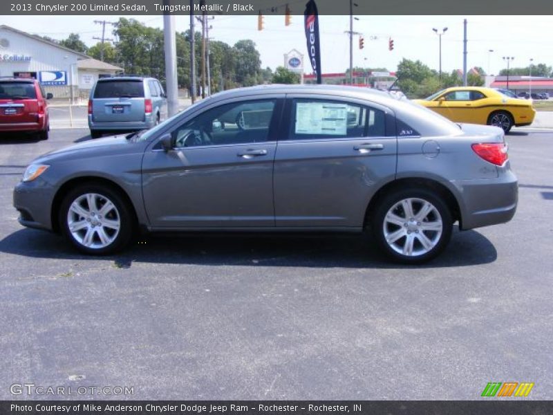 Tungsten Metallic / Black 2013 Chrysler 200 Limited Sedan