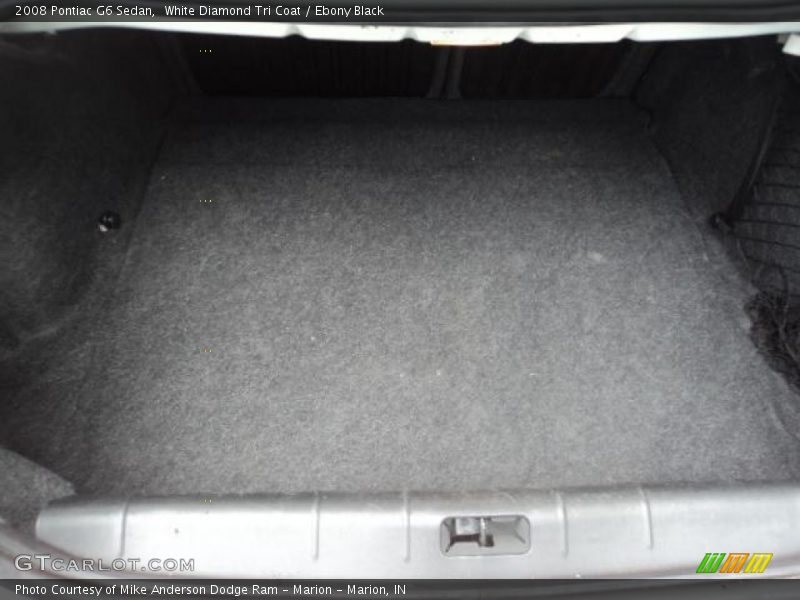 White Diamond Tri Coat / Ebony Black 2008 Pontiac G6 Sedan