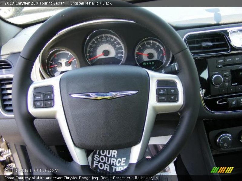 Tungsten Metallic / Black 2013 Chrysler 200 Touring Sedan