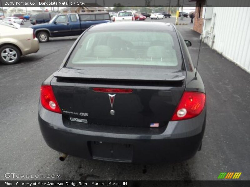 Dark Slate Metallic / Gray 2008 Pontiac G5