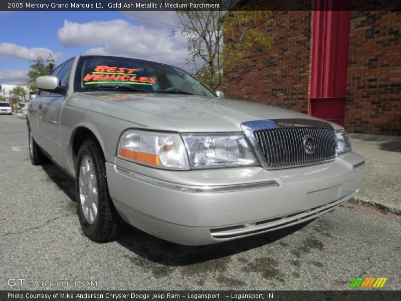 Gold Ash Metallic / Medium Parchment 2005 Mercury Grand Marquis LS