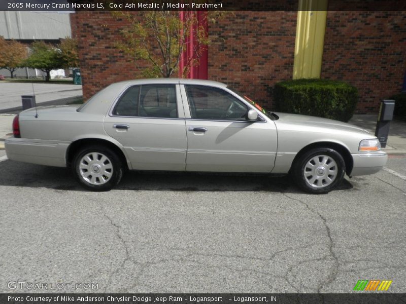 Gold Ash Metallic / Medium Parchment 2005 Mercury Grand Marquis LS