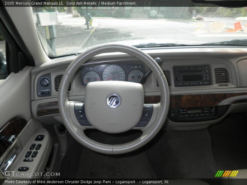 Gold Ash Metallic / Medium Parchment 2005 Mercury Grand Marquis LS